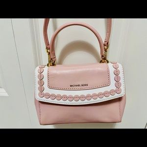 MK Michael Kors crossbody pink flap bag